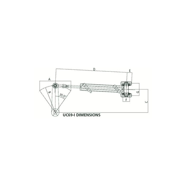 GOTECH-I™ Hydraulisches Steuersystem für Innenborder bis 115PS - Komplettset mit Pumpe & Zylinder – Bild 3