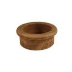 Talamex Teak Ring für Schranktüren - Ø 30mm innen, Ø 40mm außen, Einbauhöhe 13mm, Fingerschnäpper