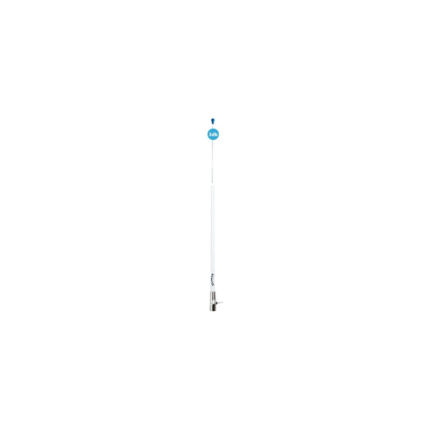 Glomex UKW Antenne 1,5m für Motorboote - Fiberglas, 4,5m Koaxialkabel, 50 Ohm, 100W