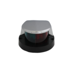 Verchromte LED Kombi Laterne 12V rot/grün IP66 - Talamex 101x79x45mm, wetterfest und vielseitig
