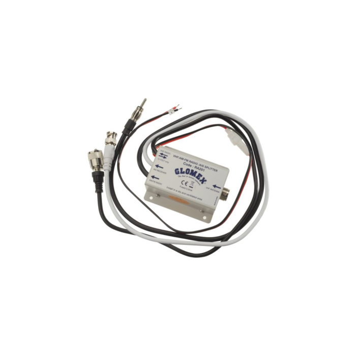 Glomex Radioweiche UKW-AM/FM/AIS für störungsfreien Empfang von See- und Binnenfunk, 0,5m Kabel – Bild 1