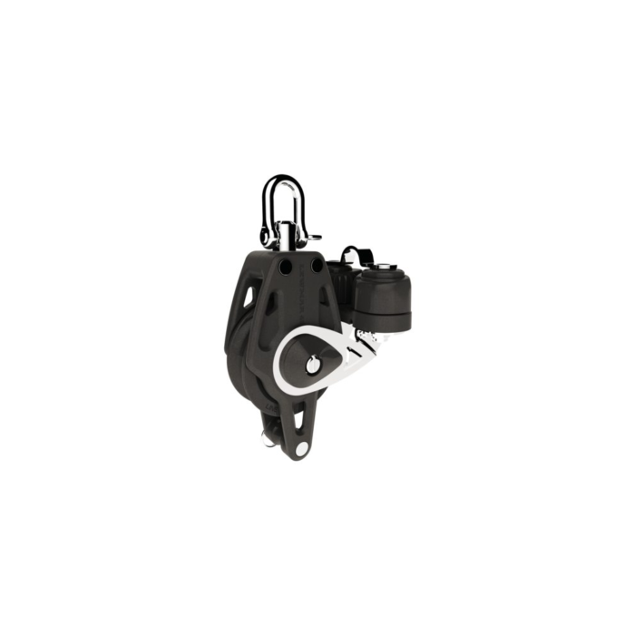 Lewmar 40mm Single Hf Control Block mit Klemme - Hochwertiger 1-scheibiger Block für Boote – Bild 1