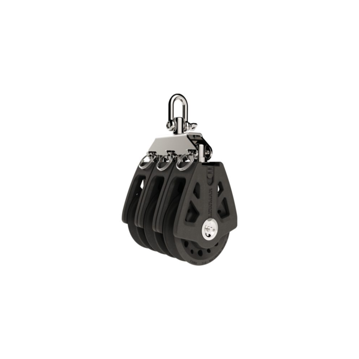Lewmar Synchro Block 3-scheibig 50-72mm schwarz – Bild 1