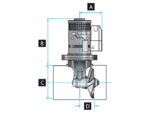 Lewmar Bugstrahlruder TT140 2.0kW 12V – Bild 2