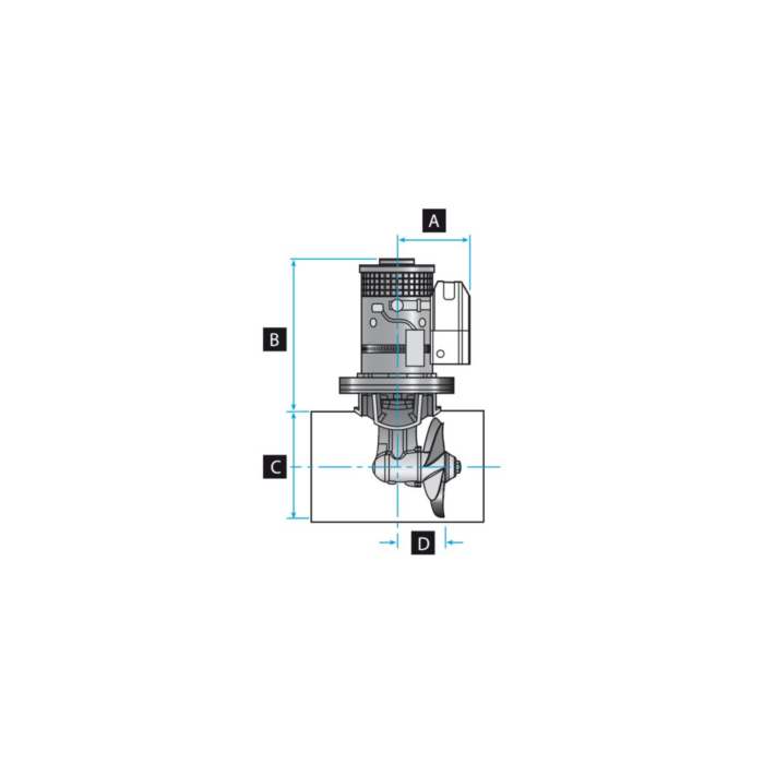 Lewmar Strahlruder TT140 2.2kW 12V GEN2 – Hochleistungs-Ruder für Boote und Yachten – Bild 1