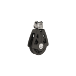 Lewmar Synchro Block 1-scheibig mit Gabelkopf schwarz