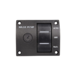 Talamex Bilge-/Lenzpumpen Bedienpaneel Schalter | abgesichert | beleuchtet | auto-aus-manuell | 76X63 mm