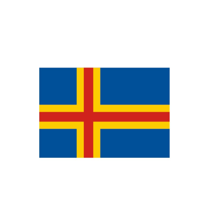 Talamex Flagge Åland 20x30 cm aus 100% Spunpolyester - Wetterfest & Langlebig – Bild 1