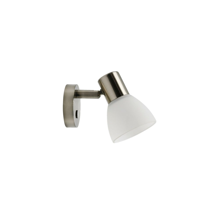 Stilvolle LED Leselampe mit Touch-Dimm-Funktion aus Edelstahl und Glas - 3000K, 3W, 10-30V – Bild 1