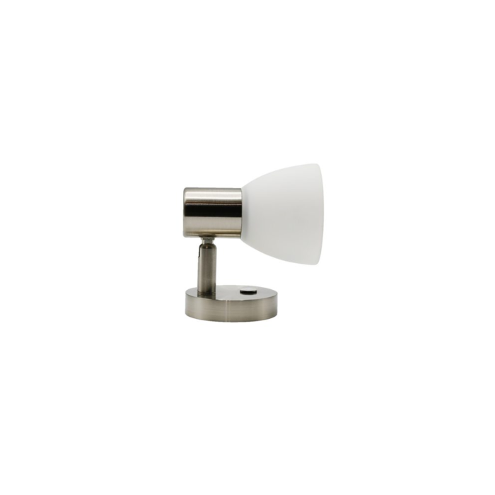 Stilvolle LED Leselampe mit Touch-Dimm-Funktion aus Edelstahl und Glas - 3000K, 3W, 10-30V – Bild 3