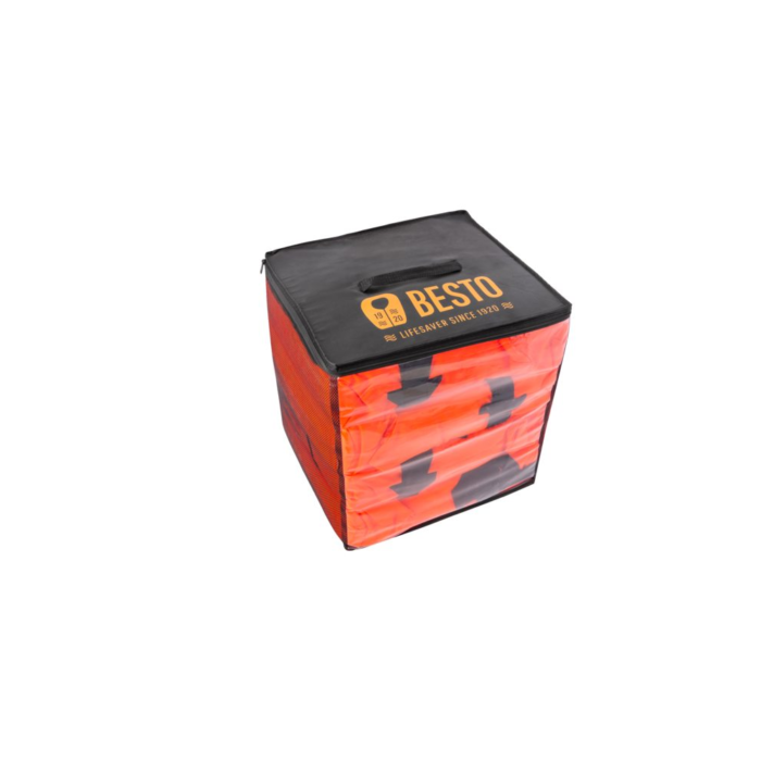 Besto Tasche mit Rettungswesten Gulf 100N orange – Bild 2