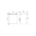 Dometic CombiCool RF60 Absorberkühlschrank 60L AC/DC/Gas - 30°C Kühlleistung, 230V/12V/Gas – Bild 2