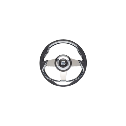 Ultraflex Grimani Steuerrad 350mm - Sportliches Design mit PU-Griff & Edelstahl-Speichen