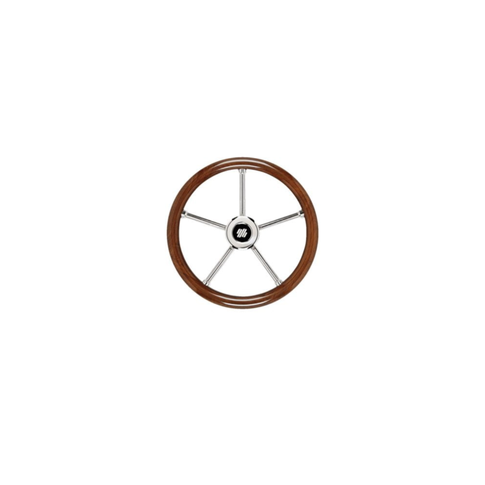 Ultraflex Steuerrad V30 350mm - Edelstahl, Mahogani-Griff – Bild 1
