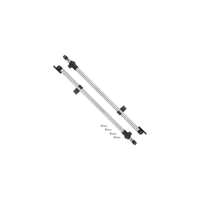Teleskopische Bimini-Stützstangen 66-106cm für 2-4 Bögen – Aluminium & Kunststoff, 2 Stück – Bild 1