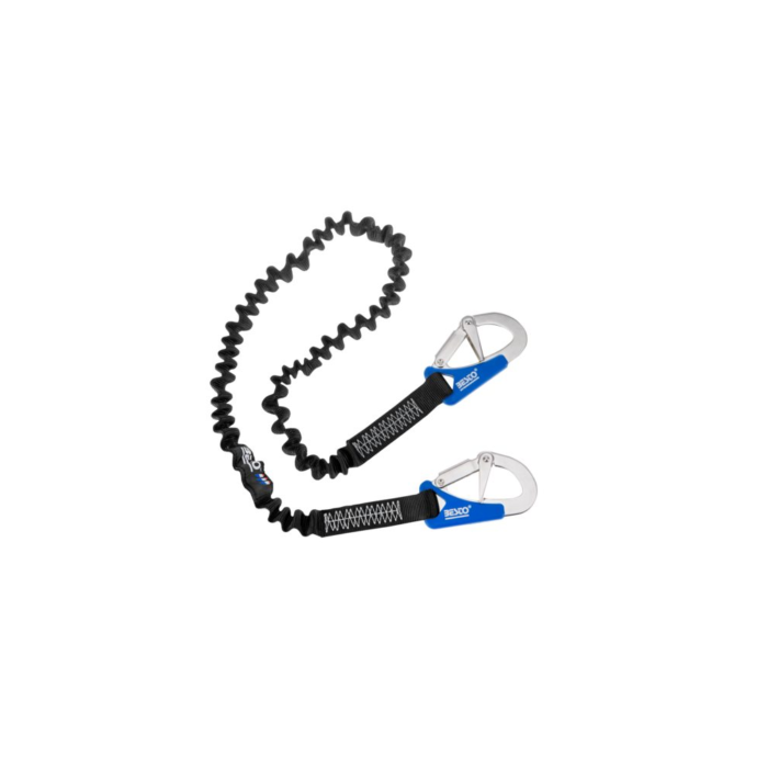 Besto Rettungsleine elastisch 2 Karabiner – Bild 1