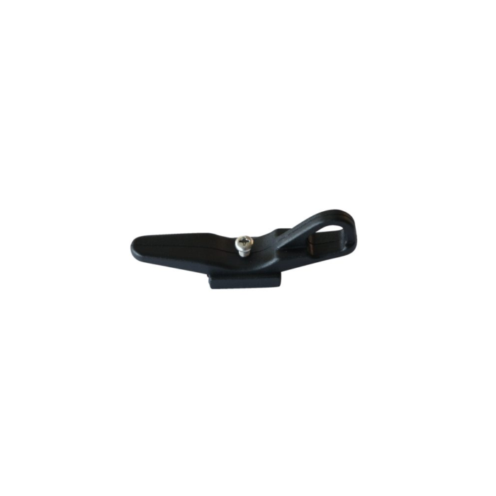 Schwarze Nylonklampe 100mm für Drahtseilmontage Ø 5-8mm - Talamex Wantenklampe – Bild 1