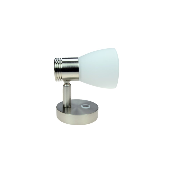 Stilvolle LED Leselampe mit Touch-Dimm-Funktion aus Edelstahl und Glas - 3000K, 3W, 10-30V – Bild 11