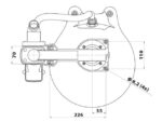 Talamex Marine Toilette Standard Turn2Lock mit Handpumpe – Bild 9