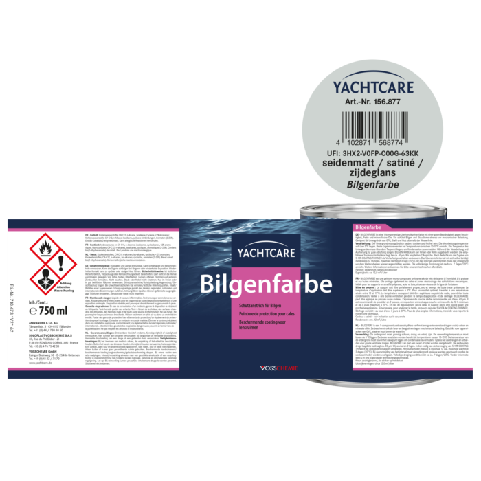 Yachtcare BILGENFARBE 750ml grau – Bild 2
