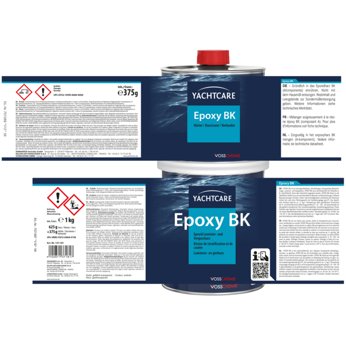 Yachtcare EPOXY BK Vergussharz Laminierharz transparent 500g/1kg – Bild 2