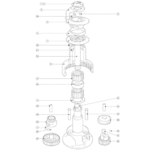 48000490 65ST Chrome Feeder Arm