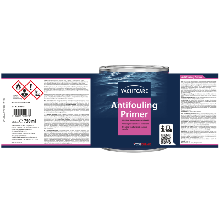Yachtcare ANTIFOULING PRIMER 1-K 750ml/2,5l – Bild 3