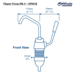 Whale GP0418 Flipper Pantry Pumpe MKIV Trinkwasser 7l/min – Bild 2