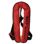 Zeta Arbeitsweste, Automatisch, 290N, ISO, Erwachsene, robuster PVC-Stoffbezug, Rot
