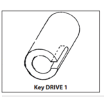 Neoprene Outboard Impeller Key-Drive 1 – Bild 2