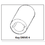 Neoprene Outboard Impeller Key-Drive 4 – Bild 3