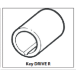 Neoprene Outboard Impeller Key-Drive – Bild 2