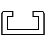 Schiene für Klappverdeck 1.5m 22mm