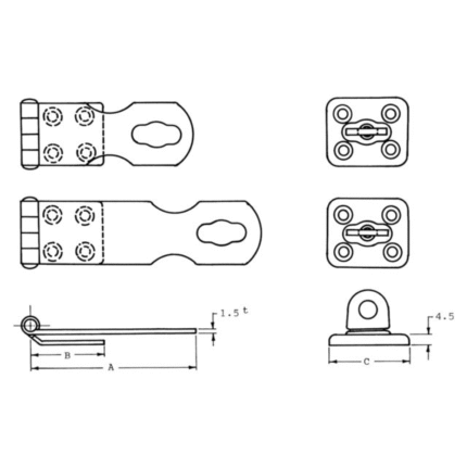 Überwurf Edelstahl 64mm
