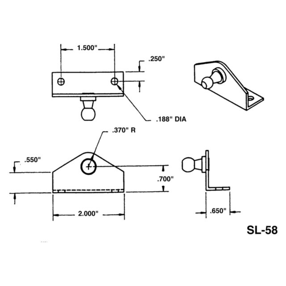 lhtc0476_ee21-post64746 Attwood L-Befestigung klein rostfrei – Bild 1