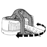 RF5415 Führungsbügel Medium schwarz – Bild 2