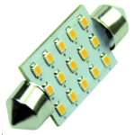 S-LED 15xSMD-Soffitte 42mm 10-30V 1,2W ww 2700K 120lm (in DE nicht lieferbar) – Bild 3