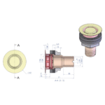 Deckabfluss Edelstahl/Acetal gerade – Bild 2