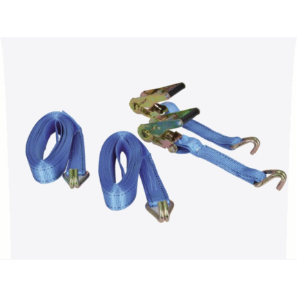 Spanngurt mit Ratsche und J-Haken 38mm 6m (2ST)