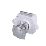 Druckknopf oval Kunststoff-verchromt