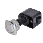 Druckknopf oval Edelstahl selbstschließend