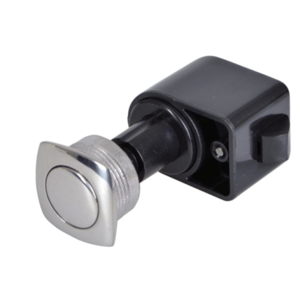 Druckknopf oval Edelstahl selbstschließend