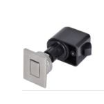 Druckknopf rechtecking Edelstahl selbstschließend