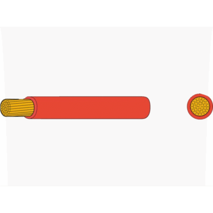 PVC Dünnwandkabel 1x1.5mm² rot(30m)