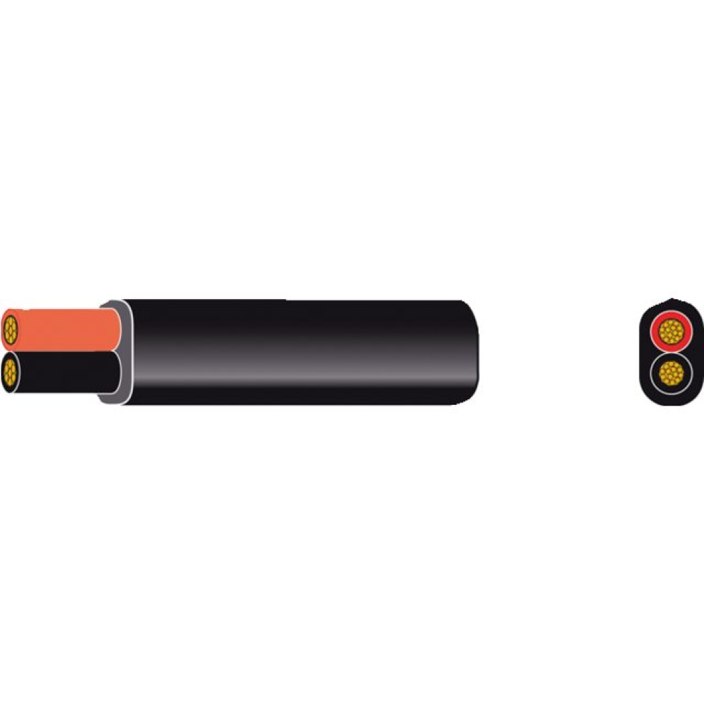 lhtc1491_464a-post61764 PVC Montagekabel flach 2x2.50mm² rot/schwarz(30m) – Bild 1