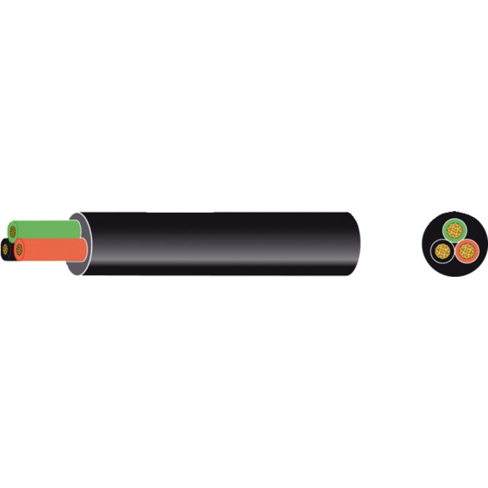 lhtc1492_3f96-post61766 PVC Montagekabel rund 3x1.50mm² rot/schwarz/grün(30m) – Bild 1