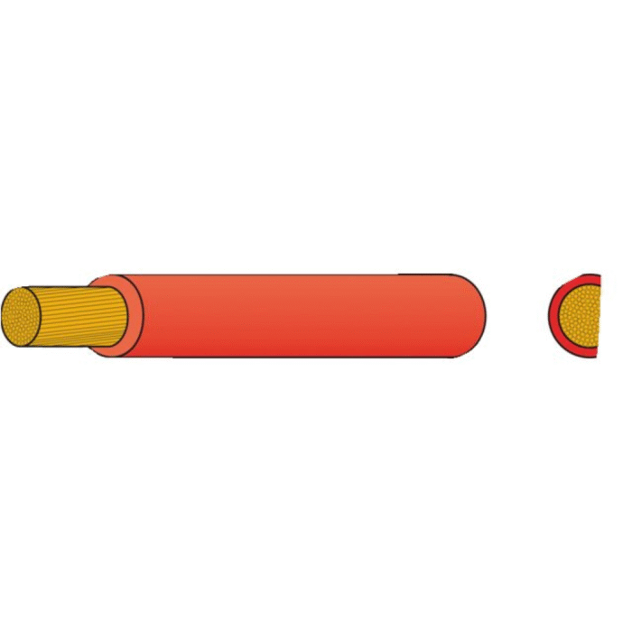 Batterie-Kabel PVC-Isoliert 70mm² rot (RL=10m) – Bild 1