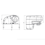 Ankerwinde HX1 500 Ketten-/Verholspill 6/7mm Kit 12V – Bild 2