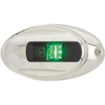 Attwood Steuerbordlicht LED Lightarmorvertikal-oval Edelstahl