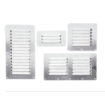 Lüfterrost Edelstahl 118x232mm